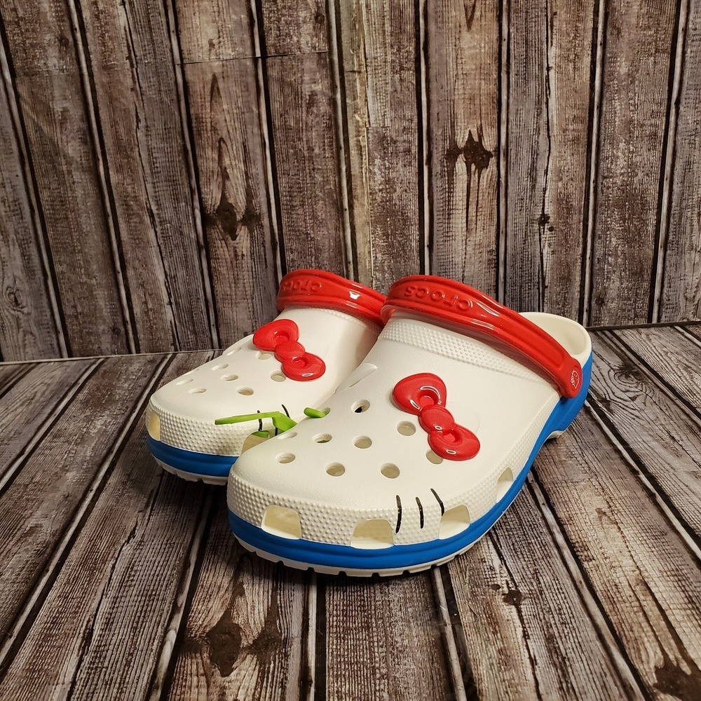Crocs Adult Hello Kitty I AM Classic Clogs NEW Men's Size 13